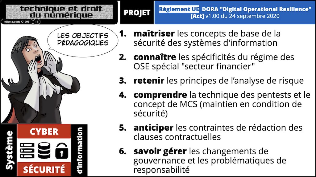 DORA #2 définitions sécurité informatique du secteur financier.018