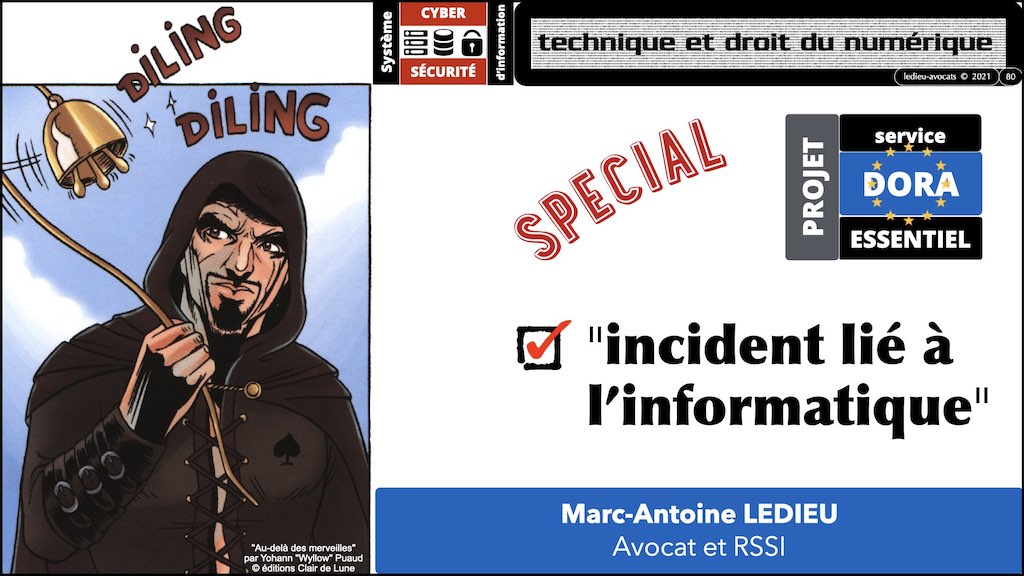 DORA #2 définitions sécurité informatique du secteur financier.080