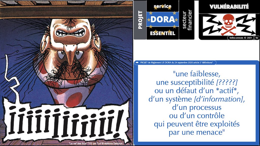 DORA #2 définitions sécurité informatique du secteur financier.092