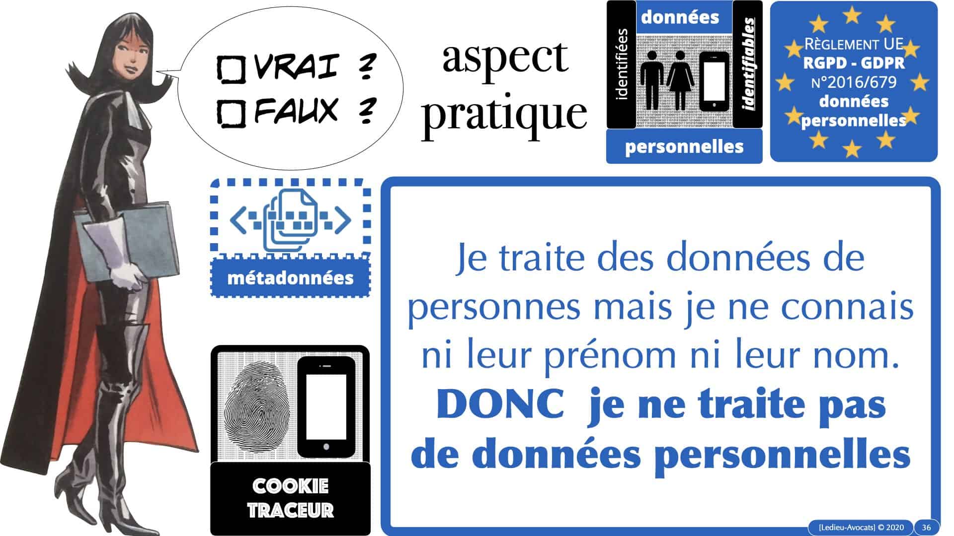 métadonnées données personnelles : un petit vrai / faux ?