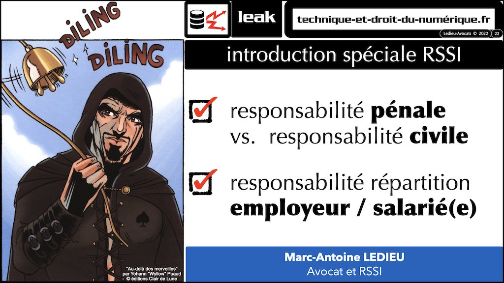 370 LEAK PENAL pour RSSI © Ledieu-Avocats technique droit numérique BLOG BD 30-12-2021.022