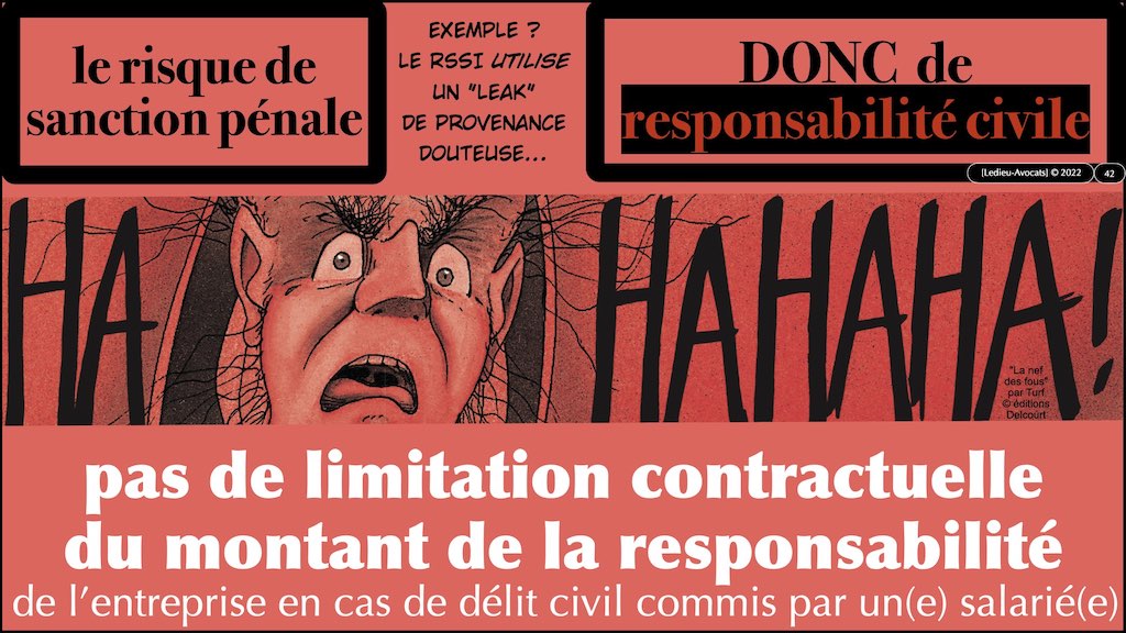370 LEAK PENAL pour RSSI © Ledieu-Avocats technique droit numérique BLOG BD 30-12-2021.042