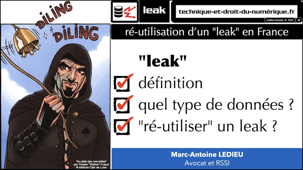 370 LEAK PENAL pour RSSI © Ledieu-Avocats technique droit numérique BLOG BD 30-12-2021.048