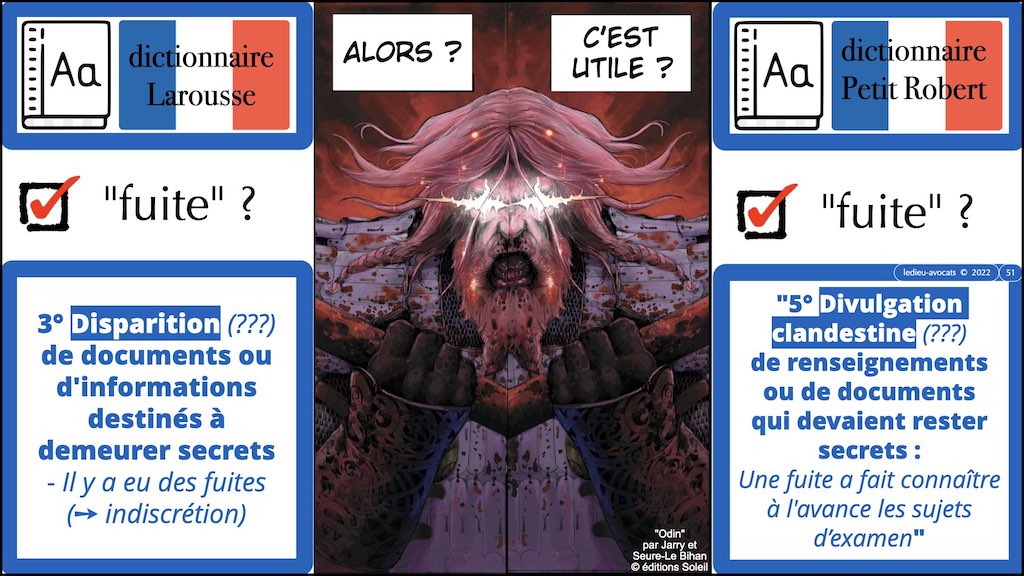 370 LEAK PENAL pour RSSI © Ledieu-Avocats technique droit numérique BLOG BD 30-12-2021.051