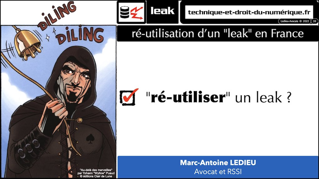 370 LEAK PENAL pour RSSI © Ledieu-Avocats technique droit numérique BLOG BD 30-12-2021.059