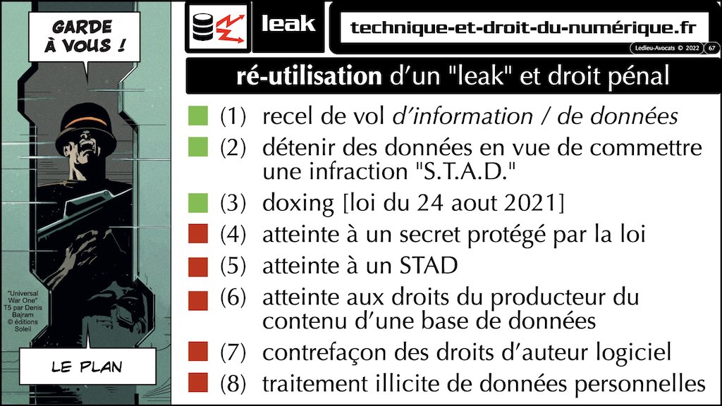 370 LEAK PENAL pour RSSI © Ledieu-Avocats technique droit numérique BLOG BD 30-12-2021.067