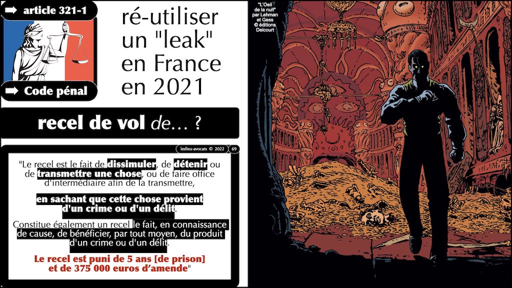 370 LEAK PENAL pour RSSI © Ledieu-Avocats technique droit numérique BLOG BD 30-12-2021.069