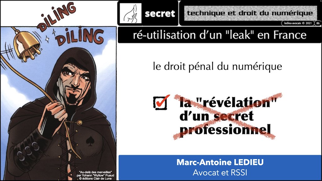 370 LEAK PENAL pour RSSI © Ledieu-Avocats technique droit numérique BLOG BD 30-12-2021.086