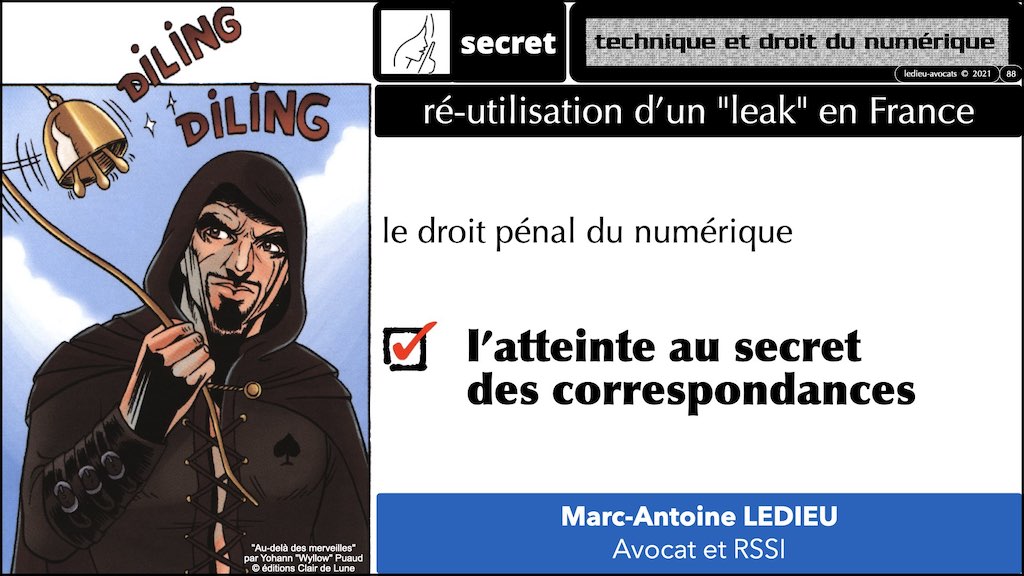 370 LEAK PENAL pour RSSI © Ledieu-Avocats technique droit numérique BLOG BD 30-12-2021.088