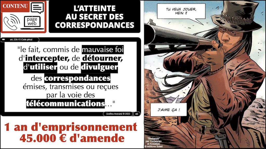 370 LEAK PENAL pour RSSI © Ledieu-Avocats technique droit numérique BLOG BD 30-12-2021.089