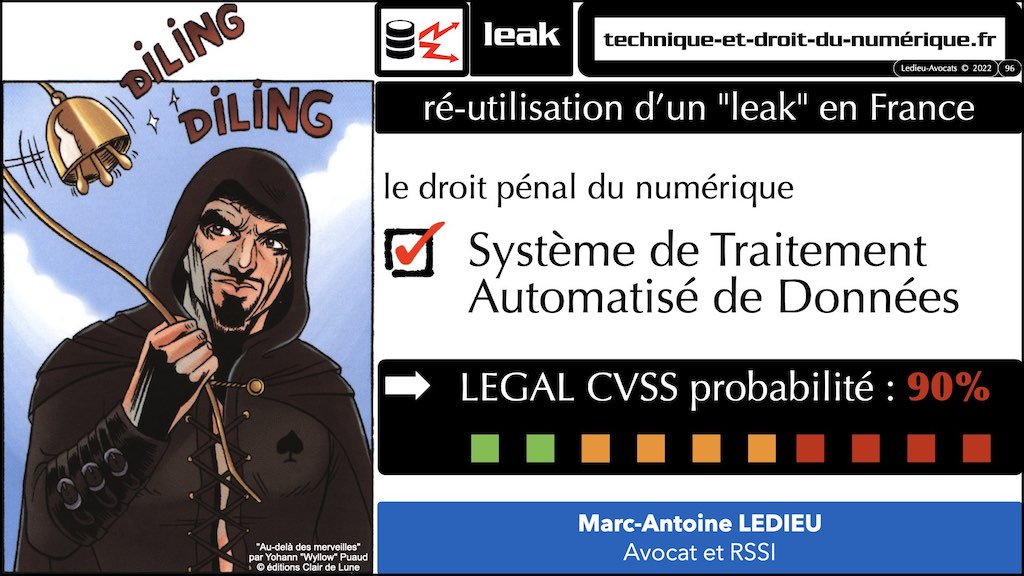 370 LEAK PENAL pour RSSI © Ledieu-Avocats technique droit numérique BLOG BD 30-12-2021.096
