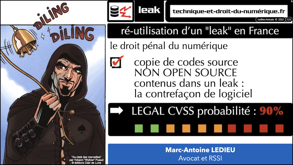 370 LEAK PENAL pour RSSI © Ledieu-Avocats technique droit numérique BLOG BD 30-12-2021.123