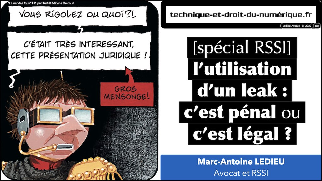 #371 ré utilisation LEAK PENAL LEGAL OSSIR © Ledieu-Avocats 11-01-2022.183