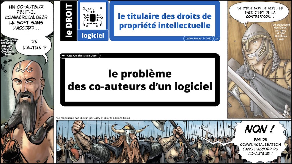 #374 qui est propriétaire du logiciel ? employeur ? salarié(s) prestataire développeur ? © Ledieu-Avocats technique droit numerique 17-01-2022.024