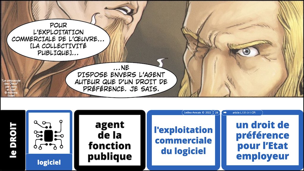#374 qui est propriétaire du logiciel ? employeur ? salarié(s) prestataire développeur ? © Ledieu-Avocats technique droit numerique 17-01-2022.028