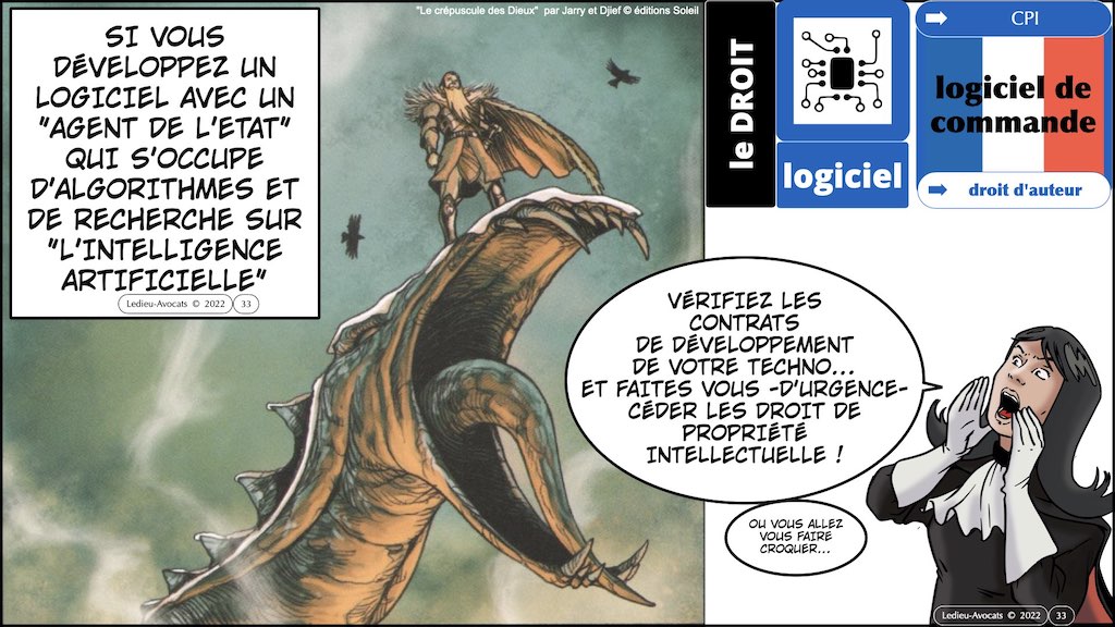 #374 qui est propriétaire du logiciel ? employeur ? salarié(s) prestataire développeur ? © Ledieu-Avocats technique droit numerique 17-01-2022.033