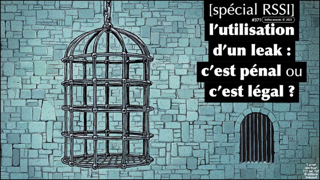 #371 ré-utiliser les data d'un leak, c'est pénal ou c'est légal ?