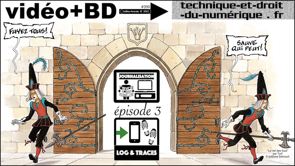 journalisation CNIL 3/5 Log ? Trace ? Marqueur technique ? ---> explications et illustrations en BD par Ledieu-Avocats