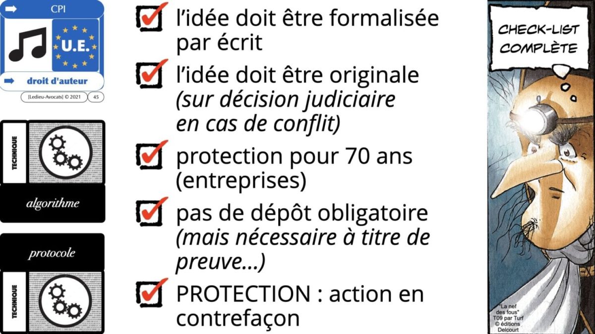 la protection par le droit d'auteur