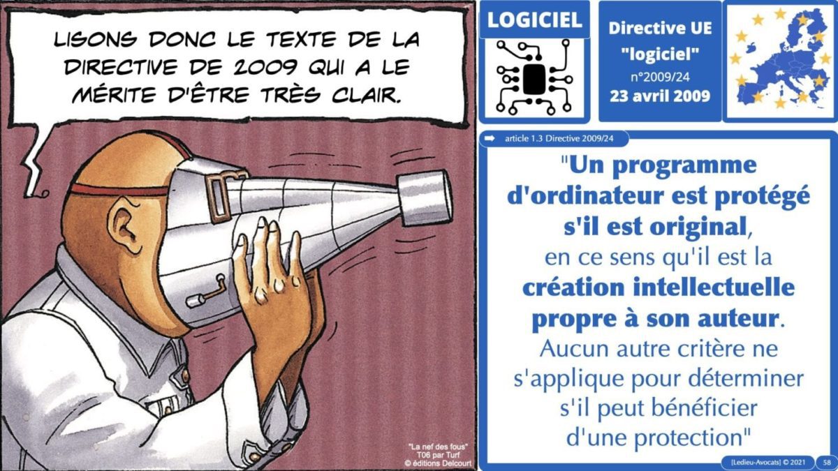 les conditions de protection du code source du logiciel