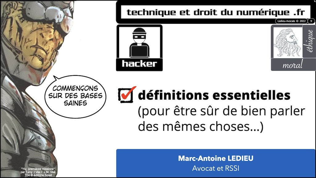 #395 HACKER ? ETHIQUE ? conférence OSSIR 10 mai 2022 © Ledieu-Avocats 09-05-2022.009