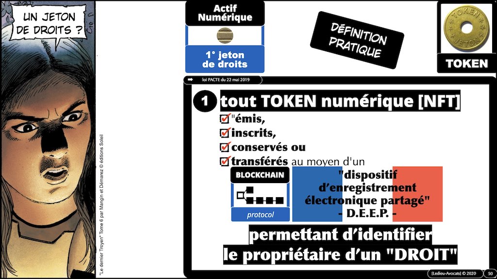 #402 TOKEN BLOCKCHAIN et monde de l'Art 15 juin 2022 Drouot formation © Ledieu-Avocats.050