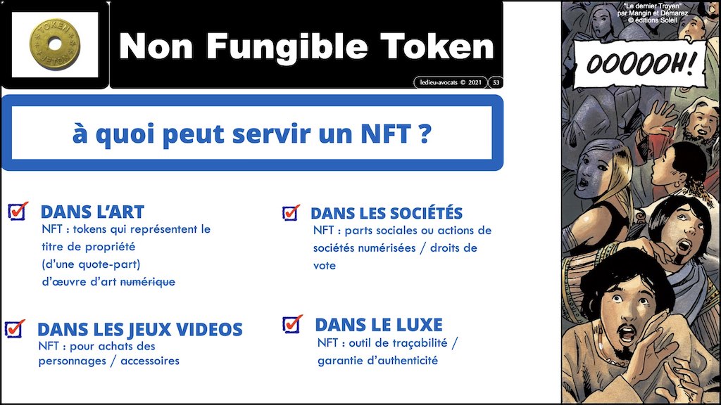 #402 TOKEN BLOCKCHAIN et monde de l'Art 15 juin 2022 Drouot formation © Ledieu-Avocats.053
