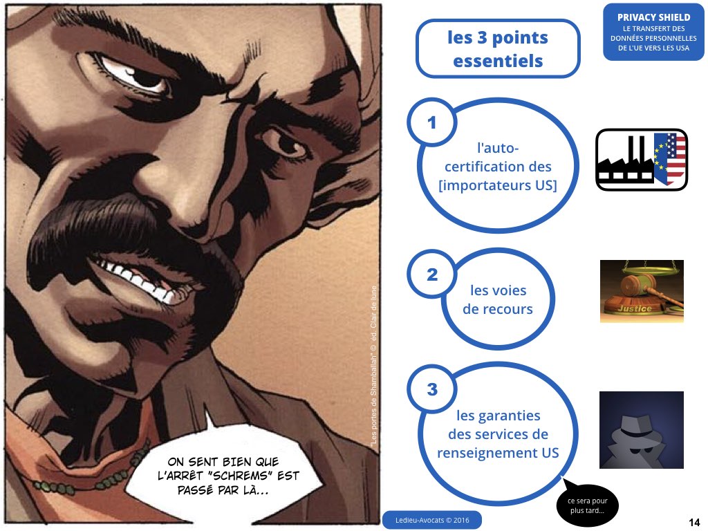 Privacy Shield 12 juillet 2016 Safe Harbor CJUE Schrems [Ledieu-Avocats].014