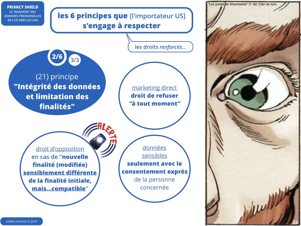 Privacy Shield 12 juillet 2016 Safe Harbor CJUE Schrems [Ledieu-Avocats].023