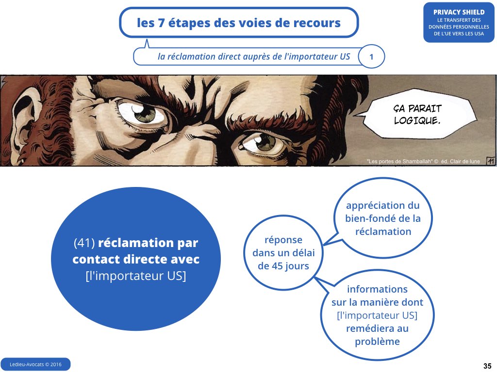 Privacy Shield 12 juillet 2016 Safe Harbor CJUE Schrems [Ledieu-Avocats].035
