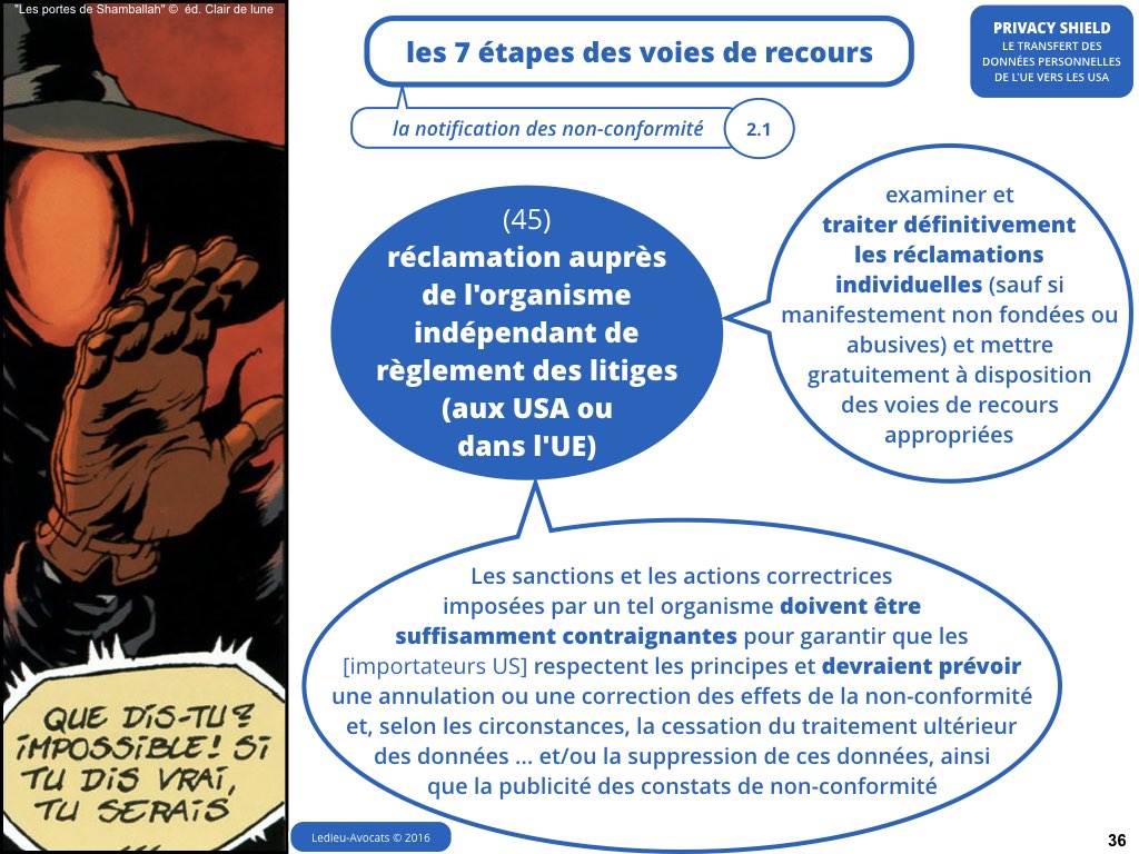Privacy Shield 12 juillet 2016 Safe Harbor CJUE Schrems [Ledieu-Avocats].036