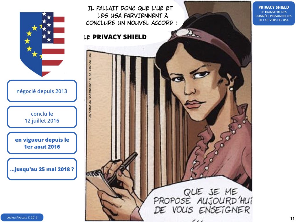 Privacy Shield 12 juillet 2016 Safe Harbor CJUE Schrems [Ledieu-Avocats].011