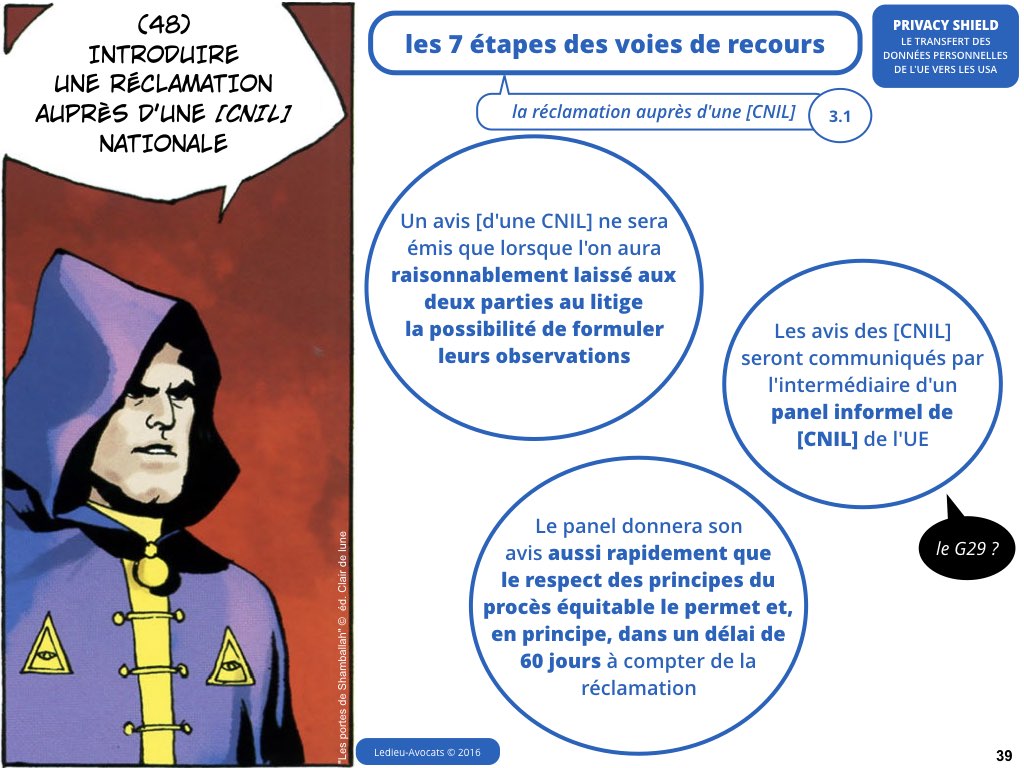 Privacy Shield 12 juillet 2016 Safe Harbor CJUE Schrems [Ledieu-Avocats].039