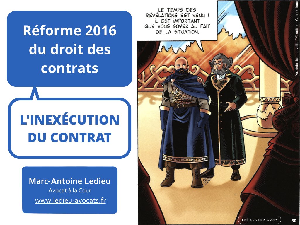 inexécution code civil reforme contrat 2016 Ledieu avocat nouvelles technologies logiciel SaaS web DMP cloud computing metadonnee personnelle cybersecurite.080