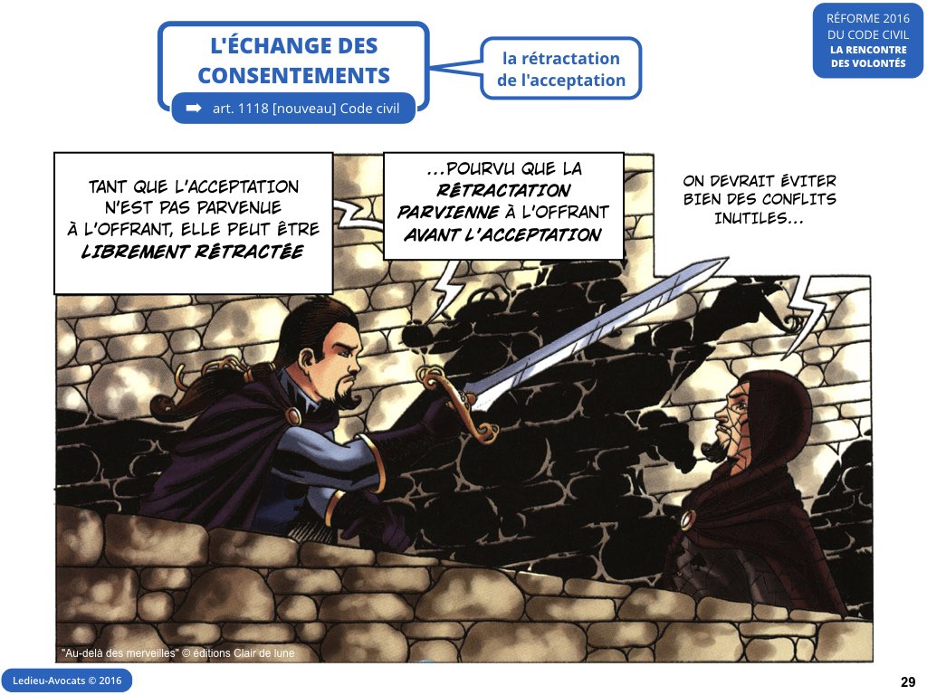 rencontre volonté code civil reforme contrat 2016 Ledieu avocat nouvelles technologies logiciel SaaS DMP web cloud computing donnee personnelle cybersecurite.029