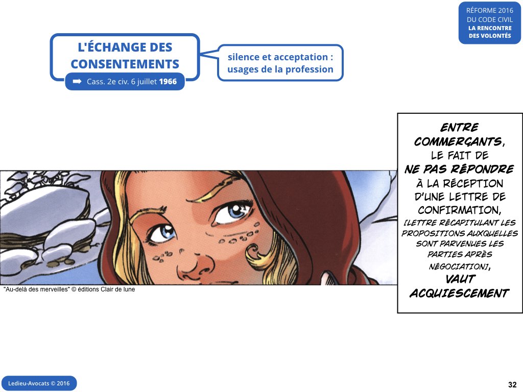rencontre volonté code civil reforme contrat 2016 Ledieu avocat nouvelles technologies logiciel SaaS DMP web cloud computing donnee personnelle cybersecurite.032