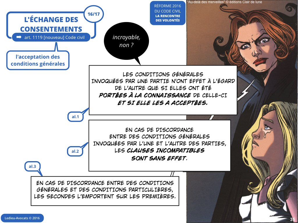 rencontre volonté code civil reforme contrat 2016 Ledieu avocat nouvelles technologies logiciel SaaS DMP web cloud computing donnee personnelle cybersecurite.035