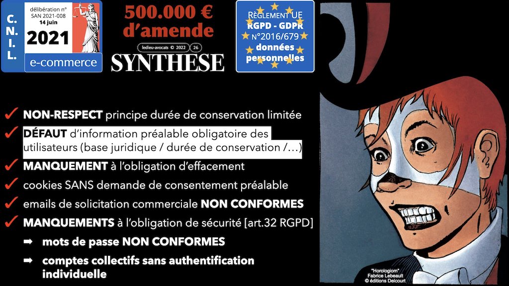 #406-3 RGPD CNIL principes jurisprudence actualité TRAITEMENT et obligation d'INFORMATION © Ledieu-Avocats 26-06-2022.026
