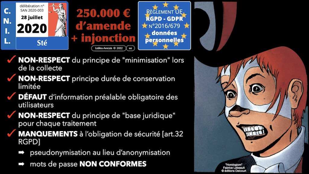 #406-3 RGPD CNIL principes jurisprudence actualité TRAITEMENT et obligation d'INFORMATION © Ledieu-Avocats 26-06-2022.044