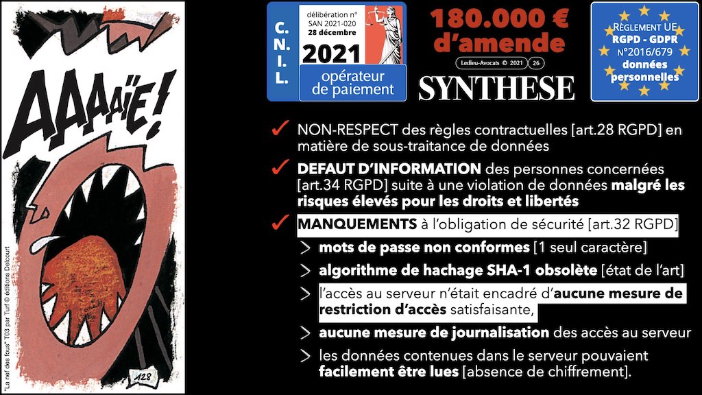 #406-5 RGPD CNIL principes jurisprudence actualité SECURITE 32+33 © Ledieu-Avocats 04-07-2022.026