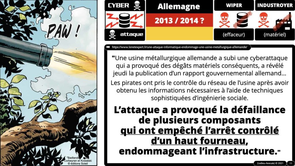 cyber attaques sur les systèmes industriels