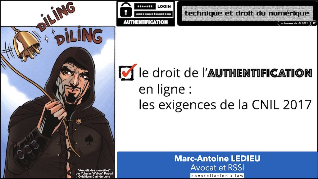 347 droit MOT PASSE authentification ANSSI + CNIL + jurisprudence 2018->2021 © Ledieu-Avocats technique droit numérique.037
