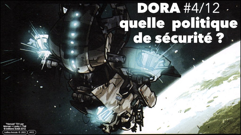 DORA résilience opérationnelle du DORA projet 4/12 : analyse des risques et PSI © Ledieu-Avocats