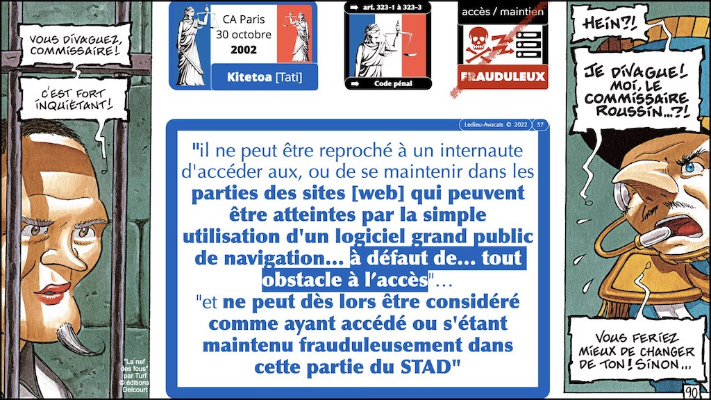 #002 accès maintien frauduleux légitime défense action offensive HACKER ETHIQUE ? © Ledieu-Avocats 25-10-2022.057