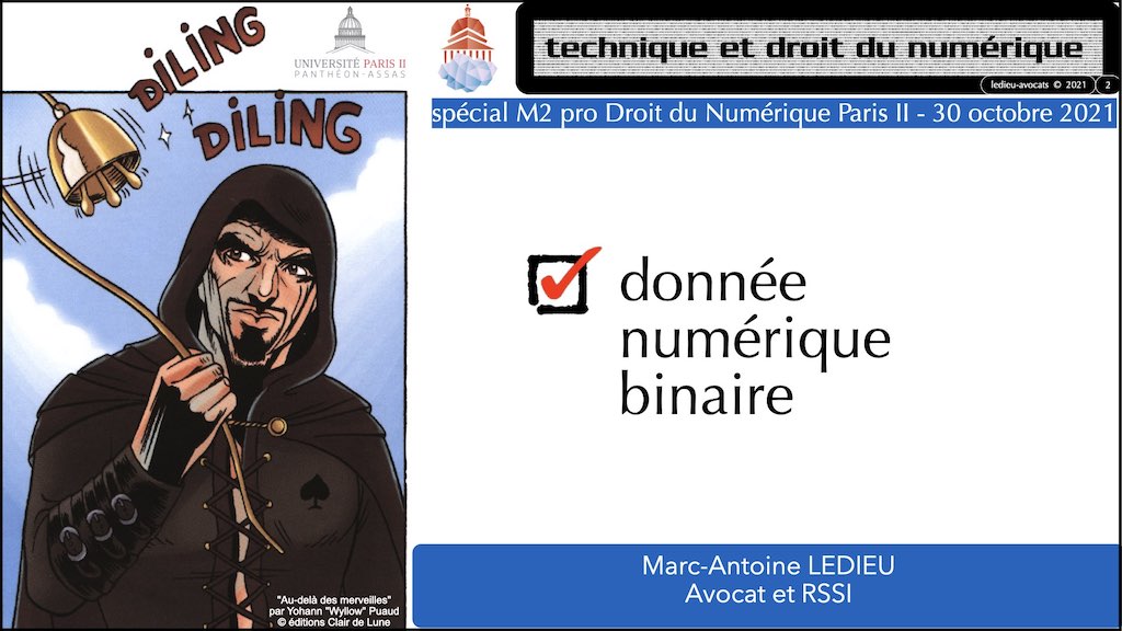 #003 #DONNEE NUMERIQUE BINAIRE © Ledieu-Avocats technique droit numerique 15-10-2022.002