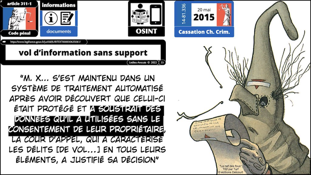 #006 bis BASE DE DONNEES le droit de l'OSINT alias.033