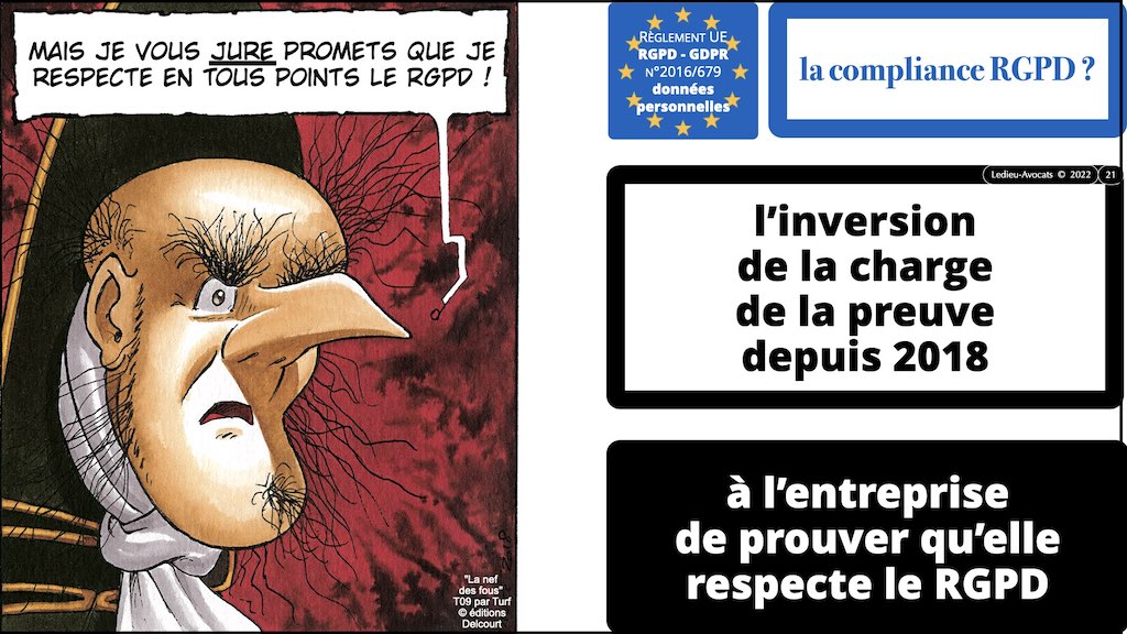 #416 RGPD principes jurisprudence actualité pratique #01 TEXTES + preuve + sanctions © Ledieu-Avocats 05-10-2022.021
