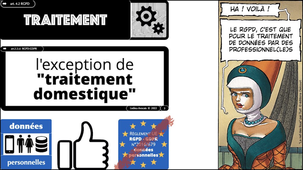 #416 RGPD principes jurisprudence actualité pratique #03.1 TRAITEMENT et obligation d'INFORMATION © Ledieu-Avocats 05-10-2022.003