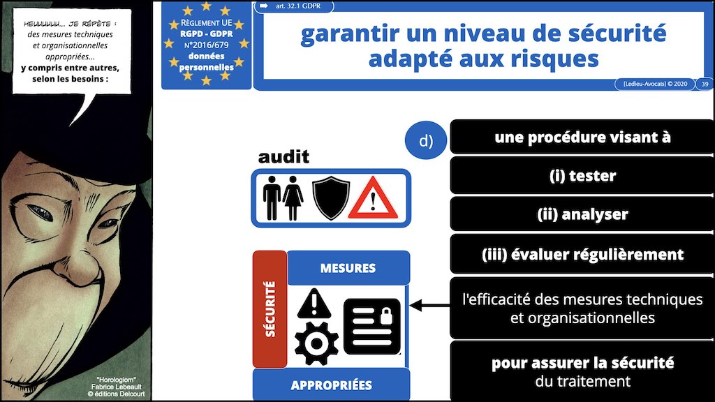 #416 RGPD principes jurisprudence actualité pratique #05 SECURITE article 32 © Ledieu-Avocats 05-10-2022.039