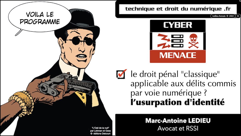 #421-002 cyber sécurité SLIDES #MENACE NUMERIQUE alias.055